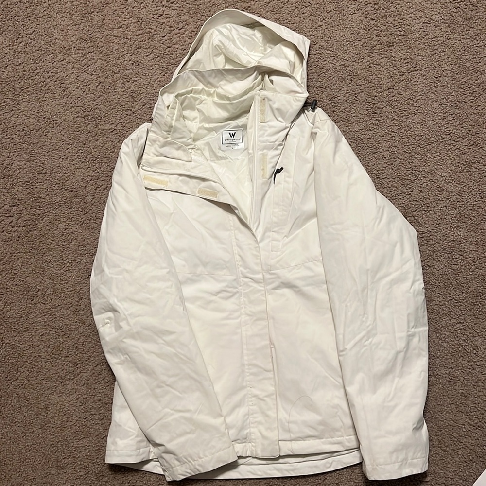 White Sierra White Double Layered Winter Jacket. Size Large
